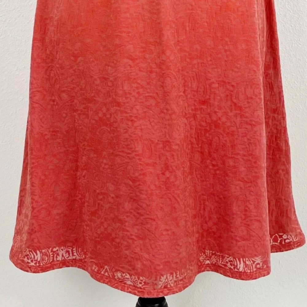 Athleta Dress Womens Cap Sleeve Small Peach Orange Athleisure Small - Picture 4 of 8